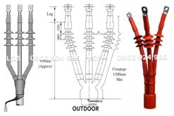 Đầu cáp co nhiệt 3 pha 24kV ngoài trời 50mm2 3M