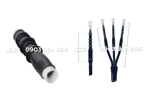 Đầu cáp co nguội 1 pha trong nhà 24kV 95-150mm2 ABB