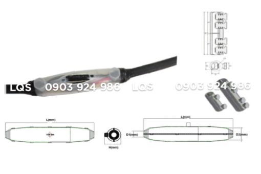 Hộp nối cáp ngầm đổ keo Resin RSJ 4x50/95mm2 TTE