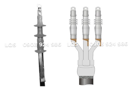 Đầu cáp co nguội 24kV Prysmian 3 pha 185-300mm2 trong nhà