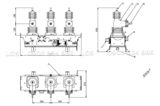 Máy cắt trung thế Recloser OVR27 ABB
