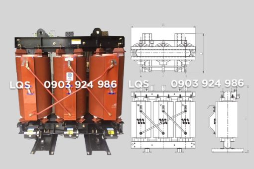 Máy biến áp 3 pha khô 320kVA KP Electric