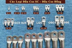Các loại đầu cosse bít đồng SC