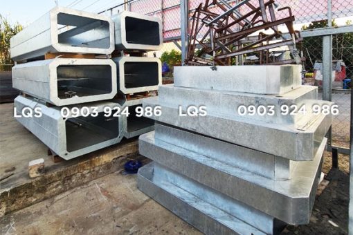 Cung cấp trụ thép đỡ máy biến áp và vành che
