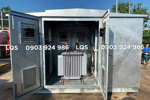 Ngăn máy biến áp trạm kios vỏ mạ kẽm
