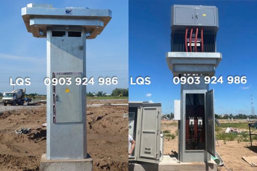 Trạm trụ thép tích hợp ngăn hạ thế