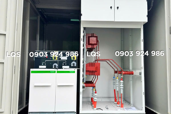 Tủ RMU 2 ngăn RM6 NE-DI và tủ đo đếm trung thế trạm kios 2500kVA