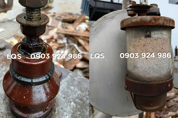 Máy biến áp bị rò rỉ dầu