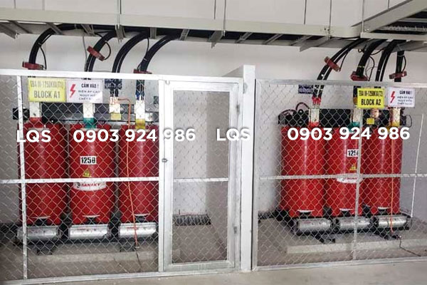 Máy biến áp khô lắp tại trạm thông gió tự nhiên