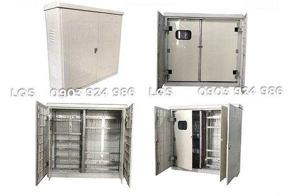 Tủ điện kế 2 ngăn nhựa composite ngoài trời